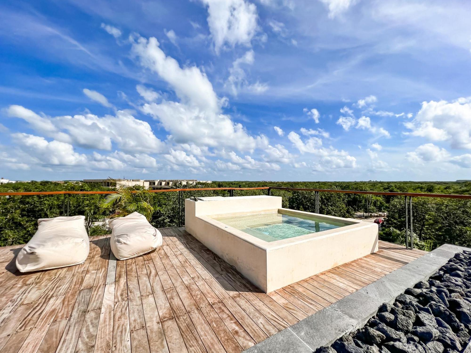 Departamento Con Pisicina Privada En Rooftop Apartment Tulum